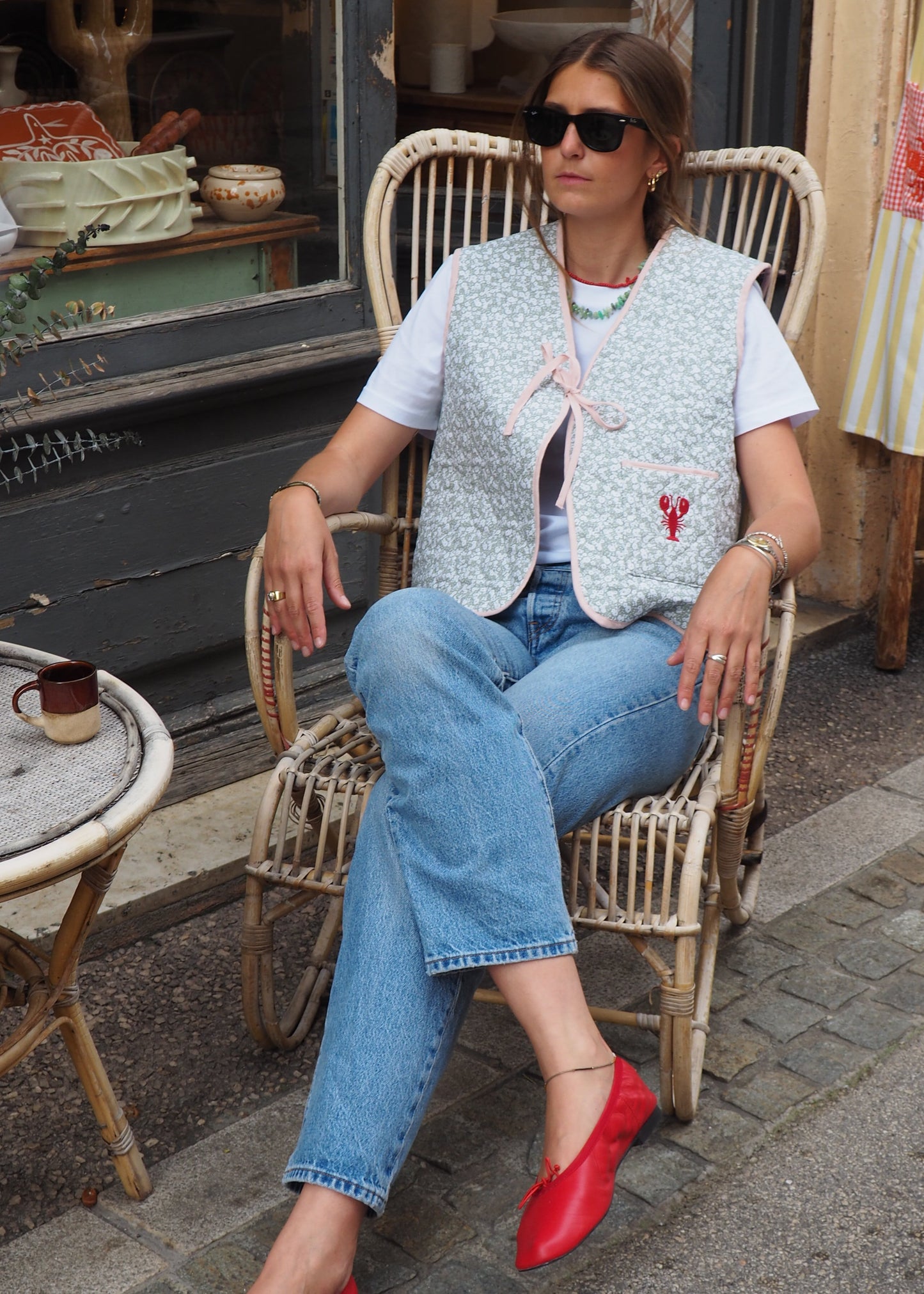 Gilet léonie reversible