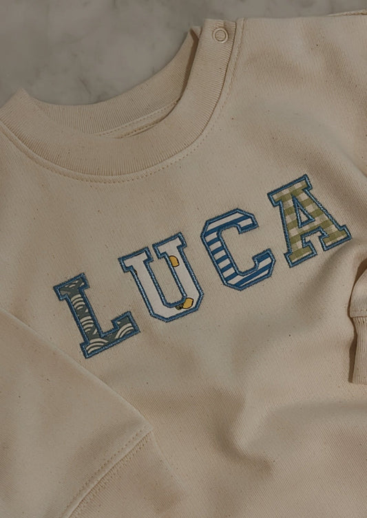 sweatshirt mini matisse appliqué