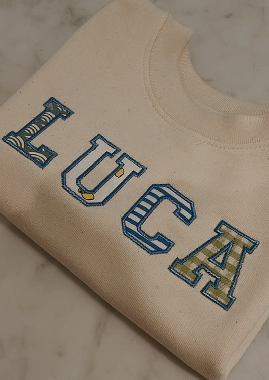 sweatshirt mini matisse appliqué