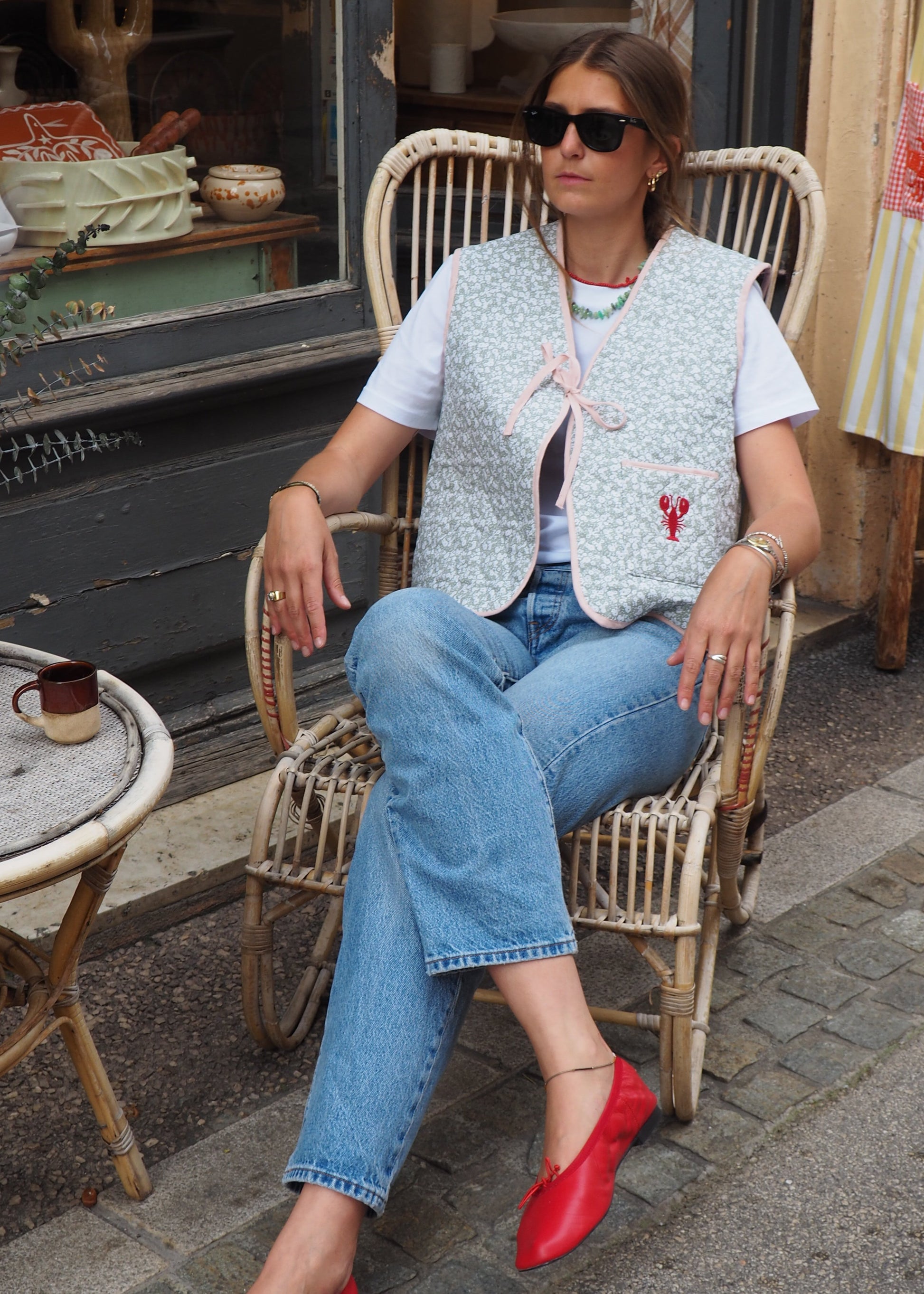 Gilet léonie reversible