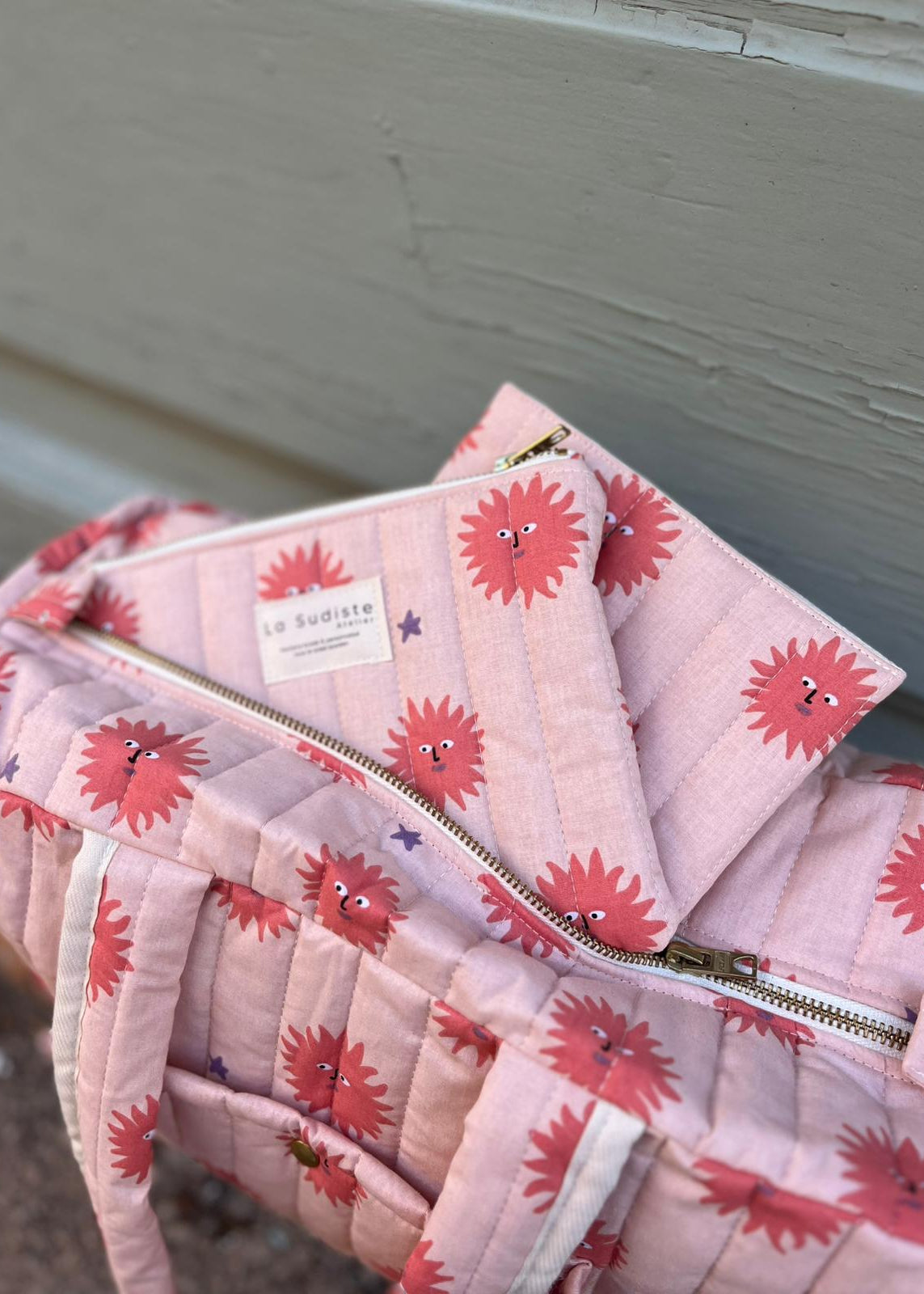 ensemble sac à langer soleil clarisse à personnaliser