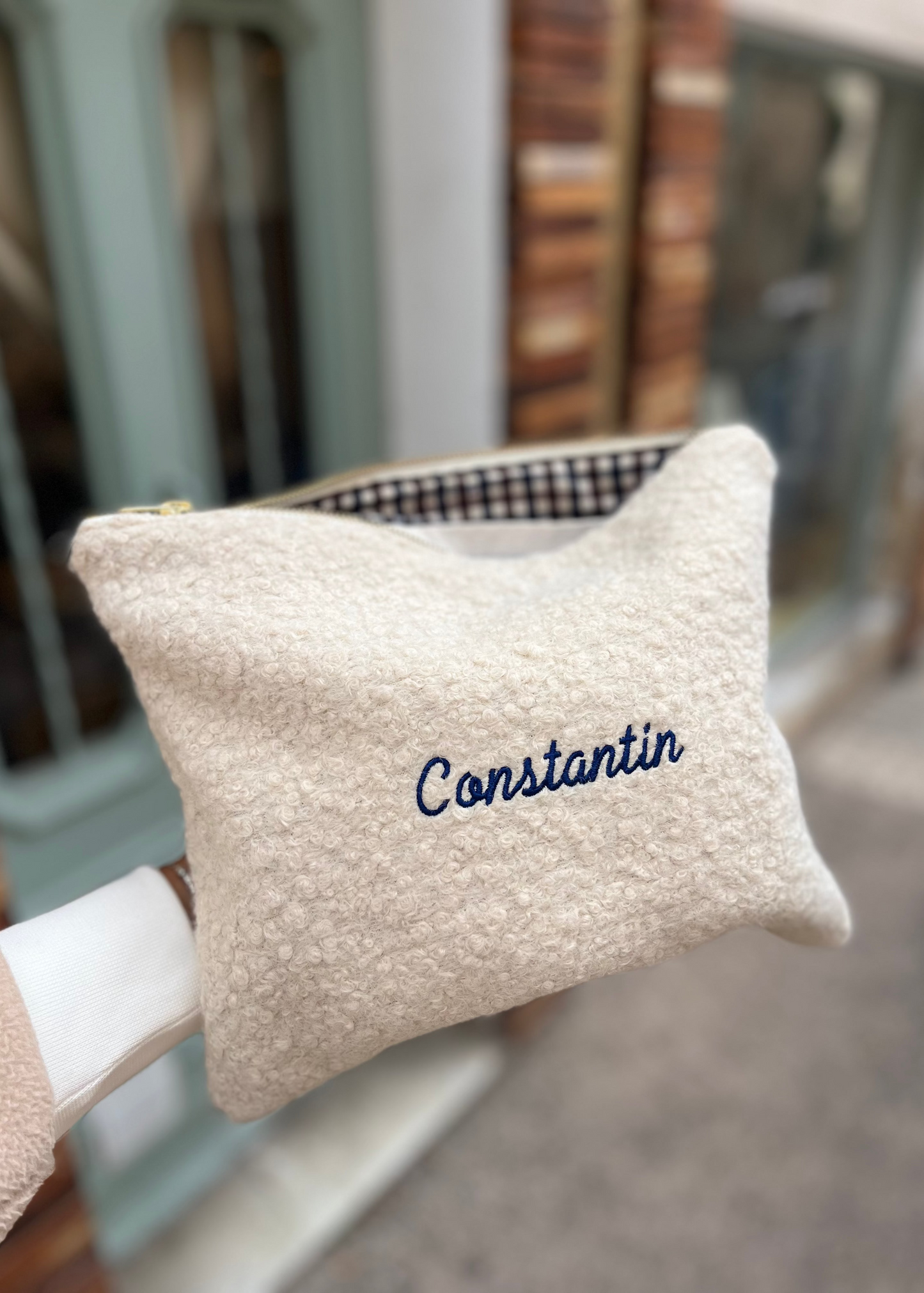 pochette louise grand format moumoute ecrue