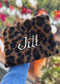 pochette louise moumoute leopard à personnaliser